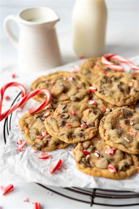 Peppermint Chocolate Chip Cookies House Of Nash Eats