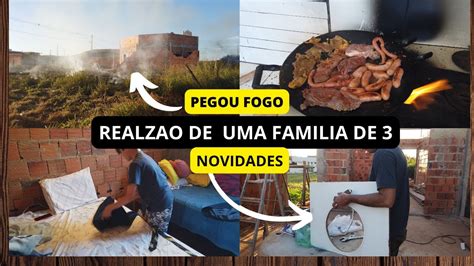 Vlog E Rotina Obra Realzao Da Nossa Vida Comprei Roupas E PEGOU FOGO NO