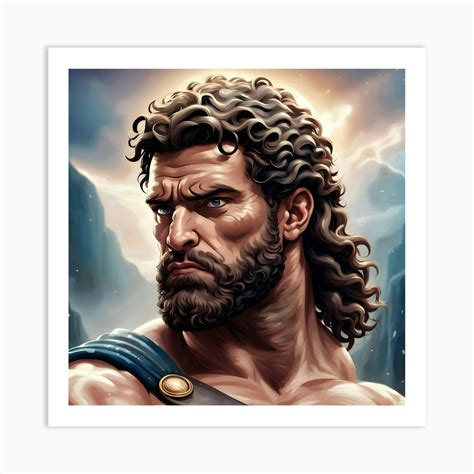 Hercules son of Zeus Art Print by AICreativeArts - Fy