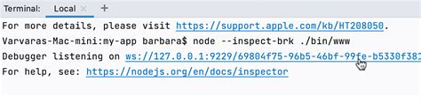 Running And Debugging Node Js WebStorm Documentation