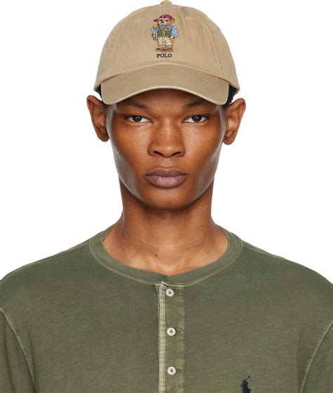 Polo Ralph Lauren Tan Polo Bear Cap Polo Ralph Lauren