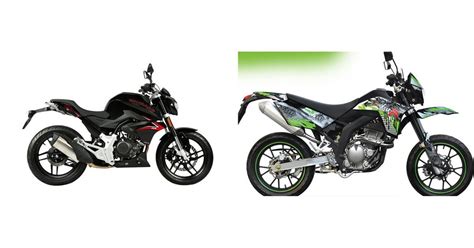 Motorrad Vergleich Zündapp ZXN 125 Naked 2020 vs Hanway STR 125 GS 2015