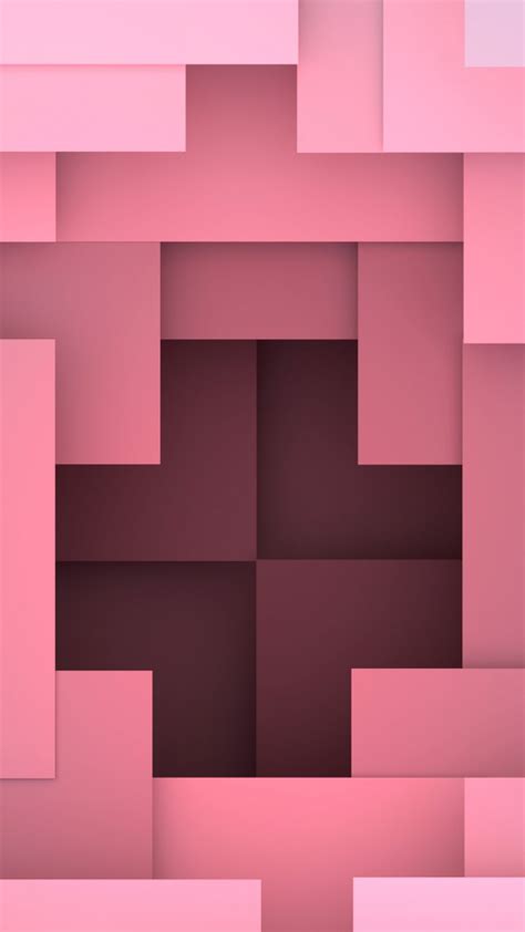 Pink Square Geometric Shapes 4k 5k Hd Geometric Wallpapers Hd