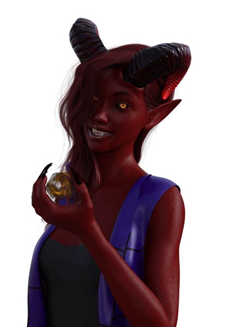 [art] Hope A Charismatic Tiefling Rogue R Dnd