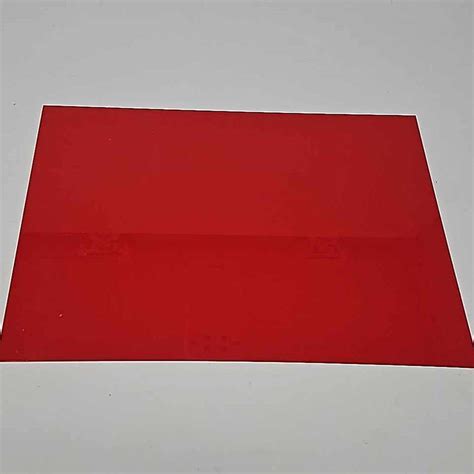 Mil Flexible Translucent Plastic Sheet X Red Victory Glass