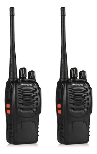 Pack 2 Radio Transmisor Walkie Baofeng 888s Con Manos Libres