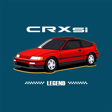 CRX SI JDM Classic Cars By Masjestudio In 2024 Classic Cars Honda