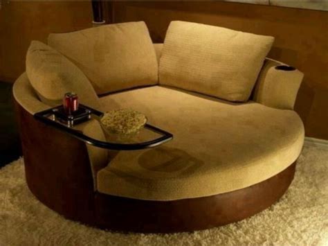 Oversized Round Swivel Chair With Cup Holder Round Sofa Chair Swivel Chair Living Room Round