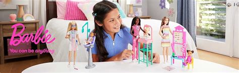 Amazon Barbie Teacher With Brunette Fashion Doll With Printed