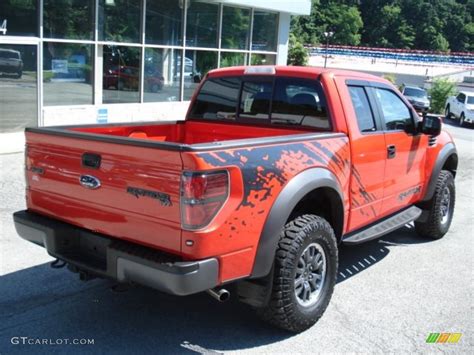 Molten Orange Tri Coat 2010 Ford F150 Svt Raptor Supercab 4x4 Exterior Photo 66285162