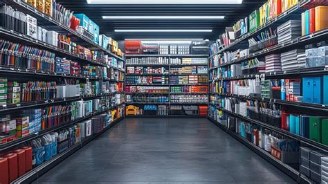 supermarket stationery stock illustrations  supermarket stationery