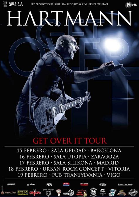 Hartmann de gira por España presentando Get Over It Dirty Rock Magazine