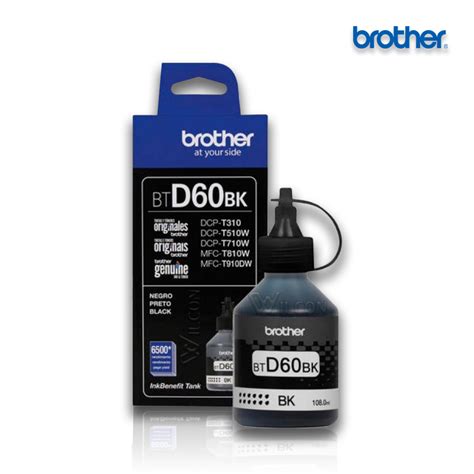 Tinta Brother BTD 60BK Black DCP T710W 6 000 Pag Wilcon Perú