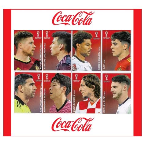 Figurinhas Coca Cola Kit Cromos Copa Qatar Pacotinho