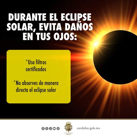 Emite Protección Civil Recomendaciones Para Observar El Eclipse De Sol Del 8 De Abril H