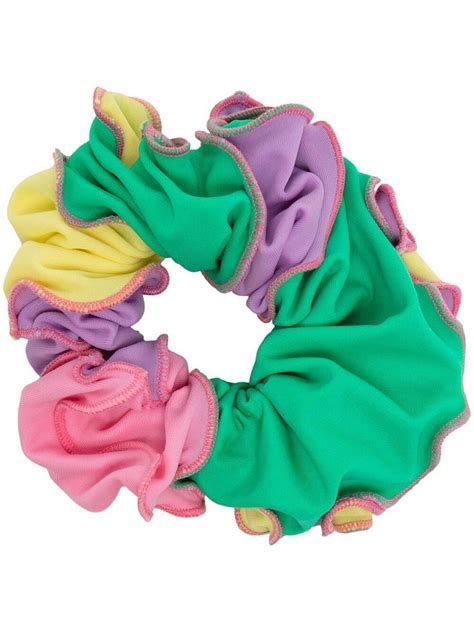 SHERRIS Ruffle Scrunchie Multicolour Editorialist