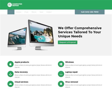 Computer Repair Wordpress Theme Nexus Themes