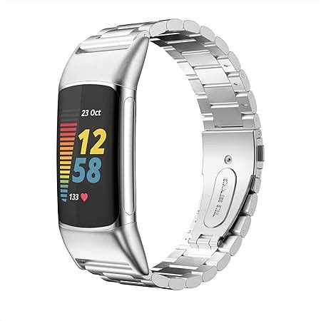 Moko Metal Strap Compatible With Fitbit Charge Activity Tracker