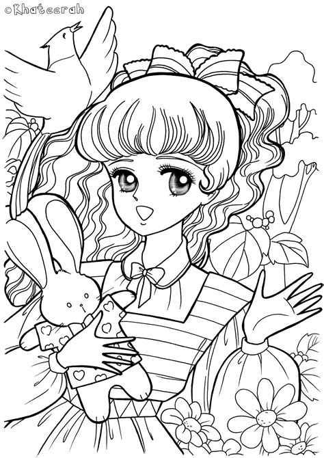 Glitter Force Rabbit Bird Coloring Pages Coloring Cool