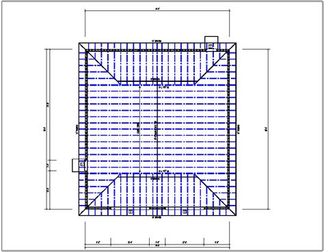 House roof plan layout view detail dwg file - Cadbull