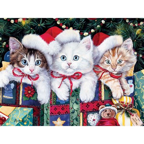 Buy Meowy Christmas 300 Large Piece Jigsaw Puzzle