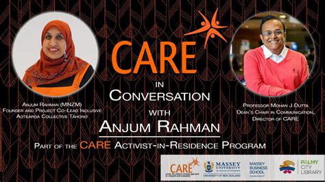 CARE In Conversation With Anjum Rahman Prof Mohan Dutta YouTube