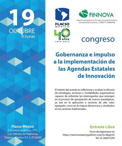 Se realizará en Flacso Congreso sobre Agendas Estatales de Innovación