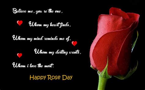 Romantic Rose Day Quotes for Girl Happy Rose Day Wallpaper, Love Quotes ...