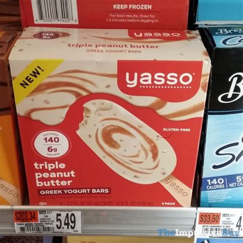 Yasso Triple Peanut Butter Greek Yogurt Bars Yogurt Bar Greek Yogurt