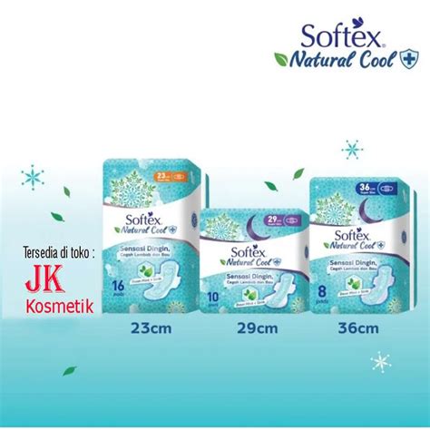 Softex Pembalut Natural Cool Sensasi Dingin Lazada Indonesia