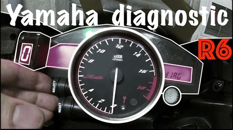 HOW TO YAMAHA R6 DIAGNOSTIC MODE MENU YouTube