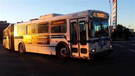 Mta New York City Bus New Flyer D Hf Bx Bus Bartow Ave