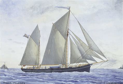 Sail Freighter Friday: West Country Ketch "Hobah" (1879-1945) - Hudson ...