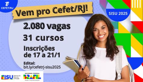 Sisu Cefet Rj Oferta Vagas Em Cursos De Gradua O