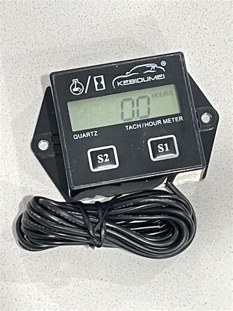 digital engine tach hour meter yard empire