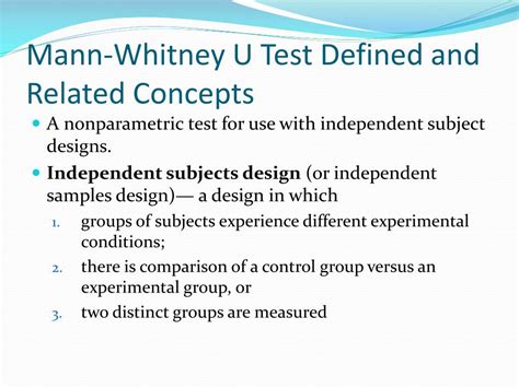 PPT - Mann-Whitney U Test PowerPoint Presentation, free download - ID:4388600