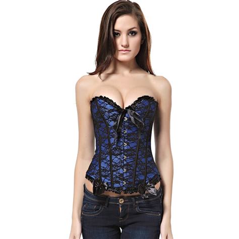 Wechery Bustierampcorset Sexy Gothic Steampunk Corset Lace Up Corsage Basque Slimming Shaper