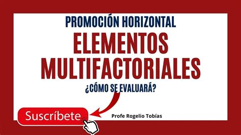 Promoci N Horizontal C Mo Se Evaluar Elementos