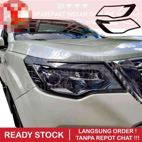 Promo Terra Garnish List Lampu Depan Cover Head Lamp Nissan Pnp High