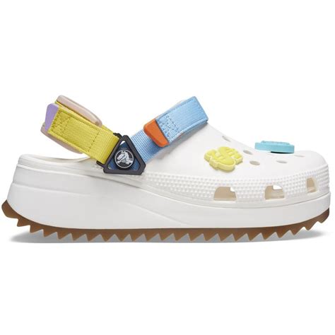 Sandália Crocs Classic Hiker Sport Mode Clog White Multi