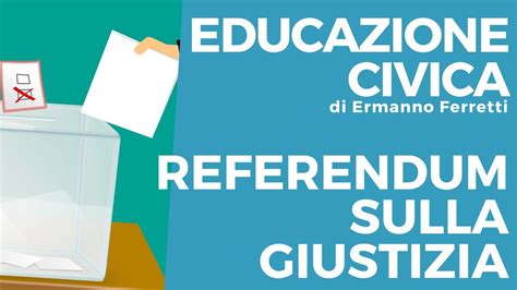 I Referendum Sulla Giustizia Del 2022 Youtube