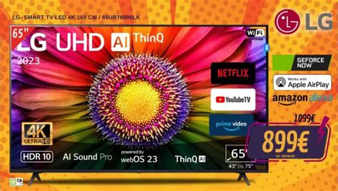 Promo Lg - Smart Tv Led 4k 165 Cm chez Expert - iCatalogue.fr