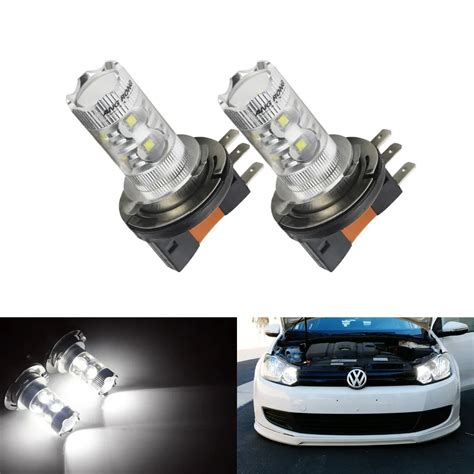 Angrong H Bulb Led W Headlight Daytime Running Light White For Vw