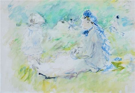 Femme Et Enfant Au Jardin By Berthe Morisot On Artnet