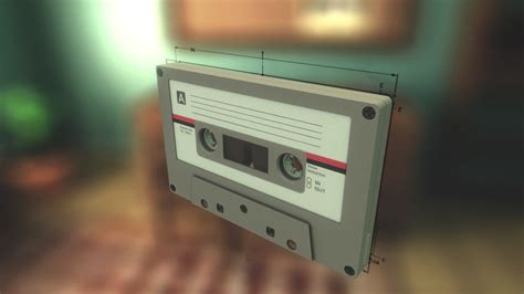 Cassette Tape Download Free 3d Model By Mazzaferno [604dfcb] Sketchfab