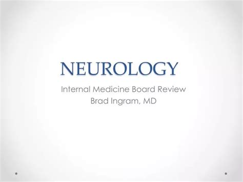 Ppt Neurology Powerpoint Presentation Free Download Id 2194776