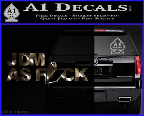 JDM As Fuck Decal Sticker A Decals