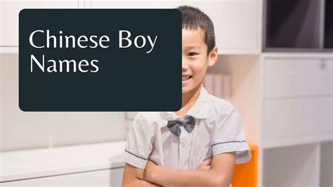 35 Unique and Beautiful Chinese Boy Names