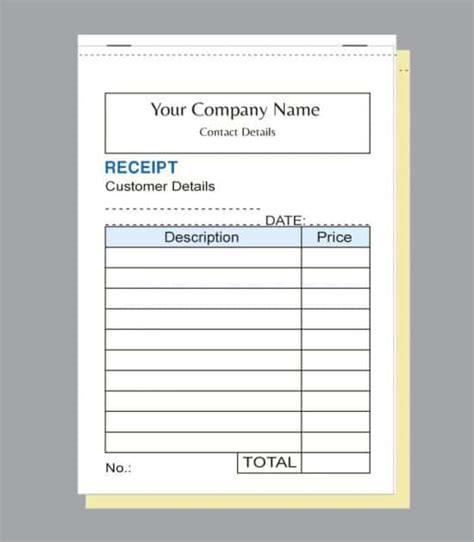 A Size Ncr Printed Invoice Books