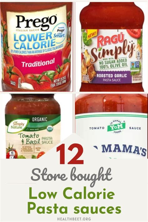 Top 12 Low Calorie Pasta Sauces For The New Year! - Health Beet